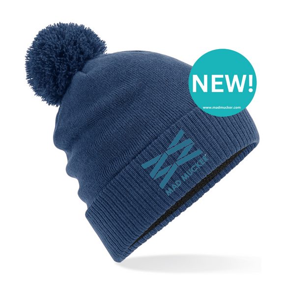 Banjo Bobble Hat - Smokey Blue