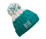 Bradley Bobble Hat - Teal/White