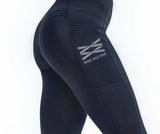 Sherlee Thermal Riding Leggings - Black